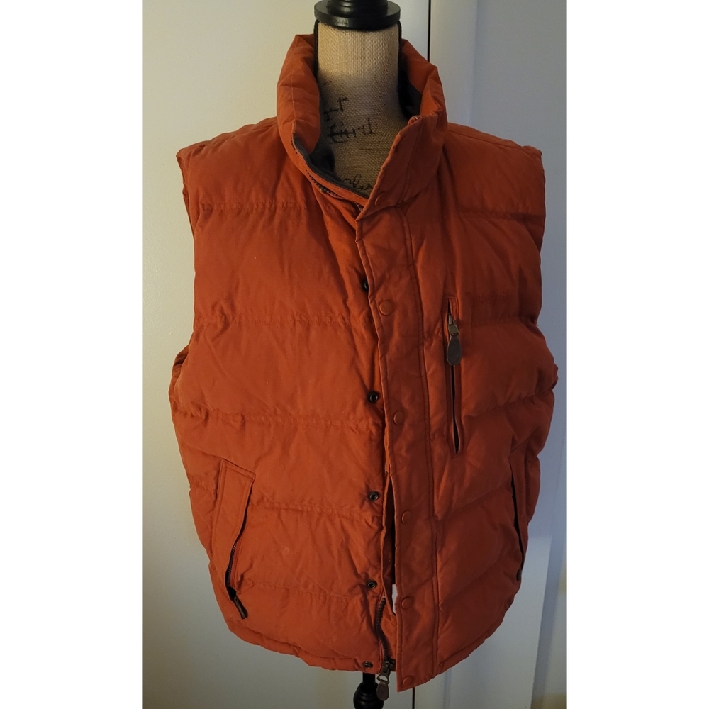 Orange Timberland Puffer Vest